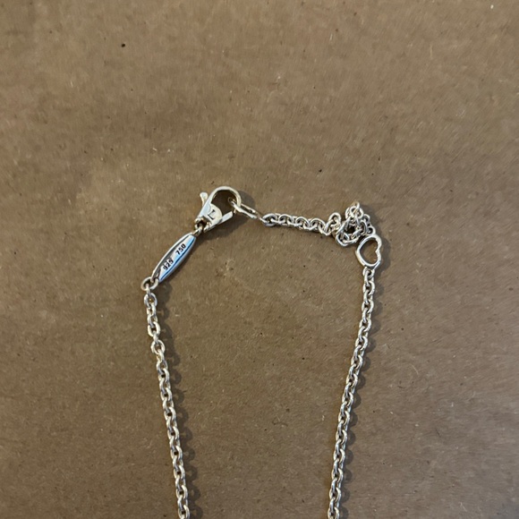 LAGOS Two-Tone Silver and Gold Necklace Caviar with Damonds *authentic* - Picture 6 of 16